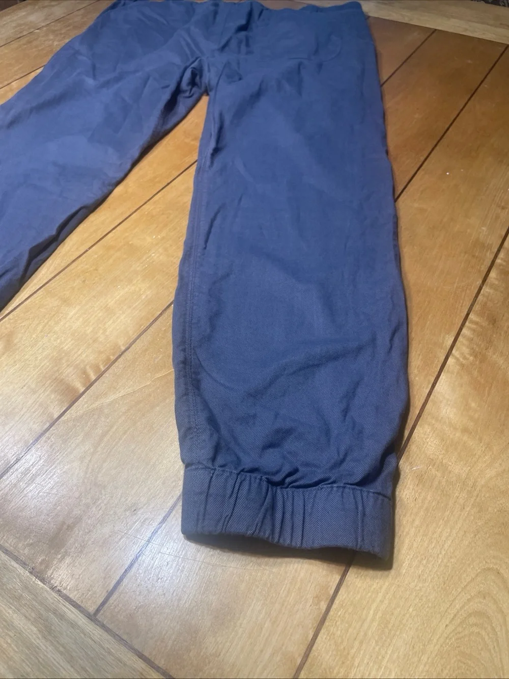 Mack Weldon Navy Stretch Chino Drawstring Pants Tapered Size XL Casual Comfort